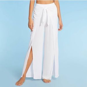 NWT Target White Flowy Beach Pants